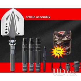 Factory direct sales multifunctional German manganese steel folding survival tool engineering shovel UD21931CB